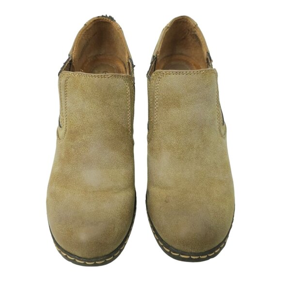 Eurosoft Sofft Ankle Boots Booties Heel Womens Size 6 M Tressa Tan Brown - Picture 5 of 12